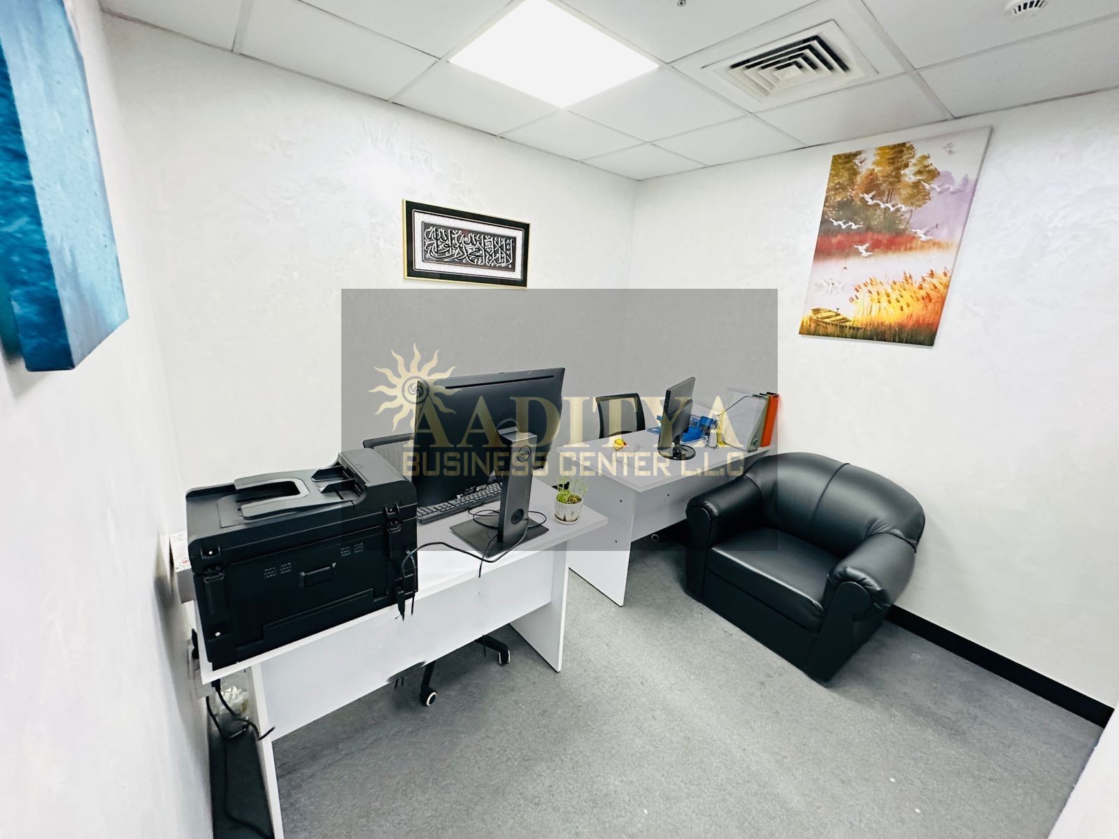 Discover the joy of hassle-free renting|Fully fitted office for Rent