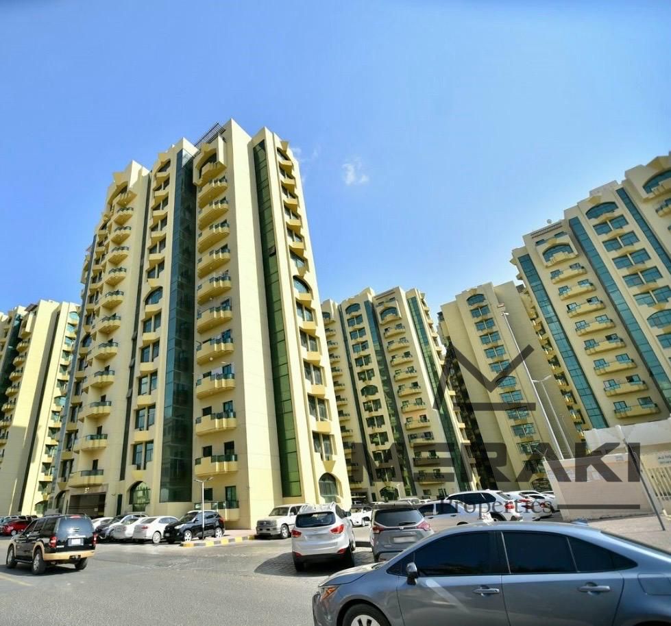 Two bedrooms for sale with furniture in Al-Rashida Towers, great price