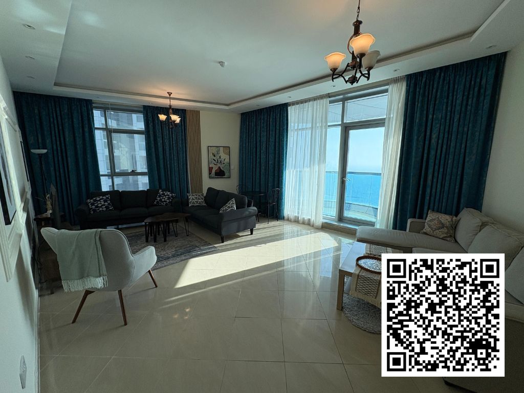 Spacious 2-BHK | Sea & City Views | Corniche | Free Pool, Gym, Sauna, Jacuzzi etc