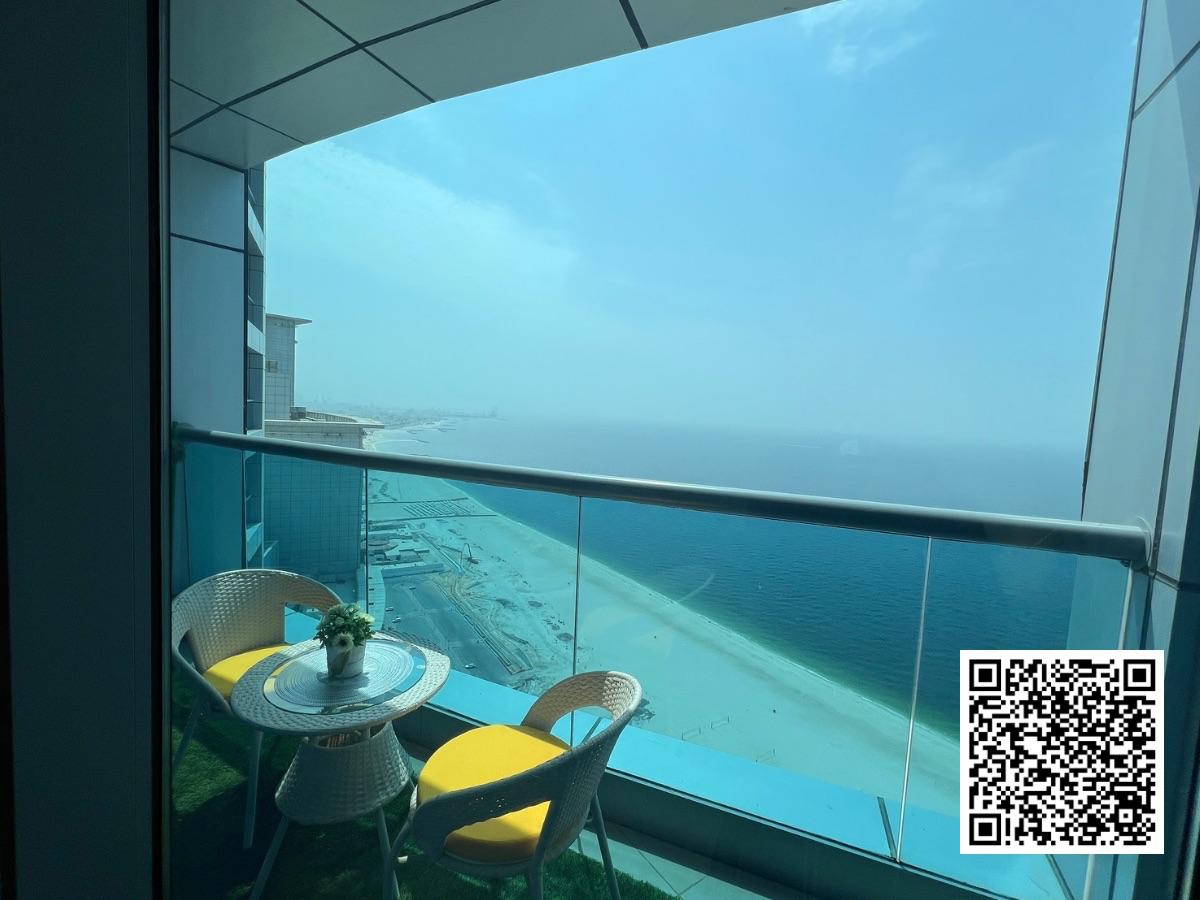 Fully Furnished 2BHK with Sea & City View in Ajman Corniche Residences | AED 10,000 Monthly