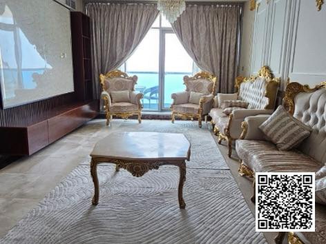 Ready to Move Duplex | Sea View | Furniture & Parking Included | Ajman Corniche
