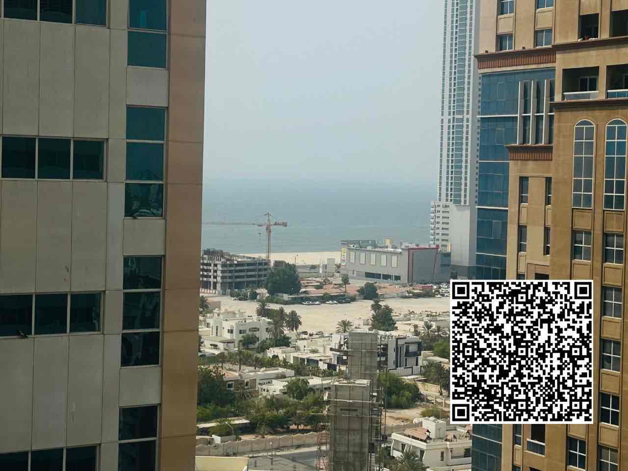 Partial sea view with 2 balcony 2 Bhk available for sale in Ajman one tower