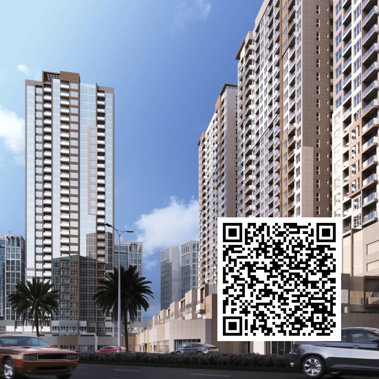 Elegant 2BHK Apartment for Sale | Ajman One Phase 2 | City View Living