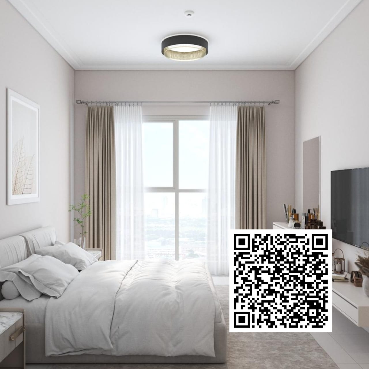 Elegant 1BHK Apartment for Sale in Ajman One Tower Phase 2 | Partial Sea View