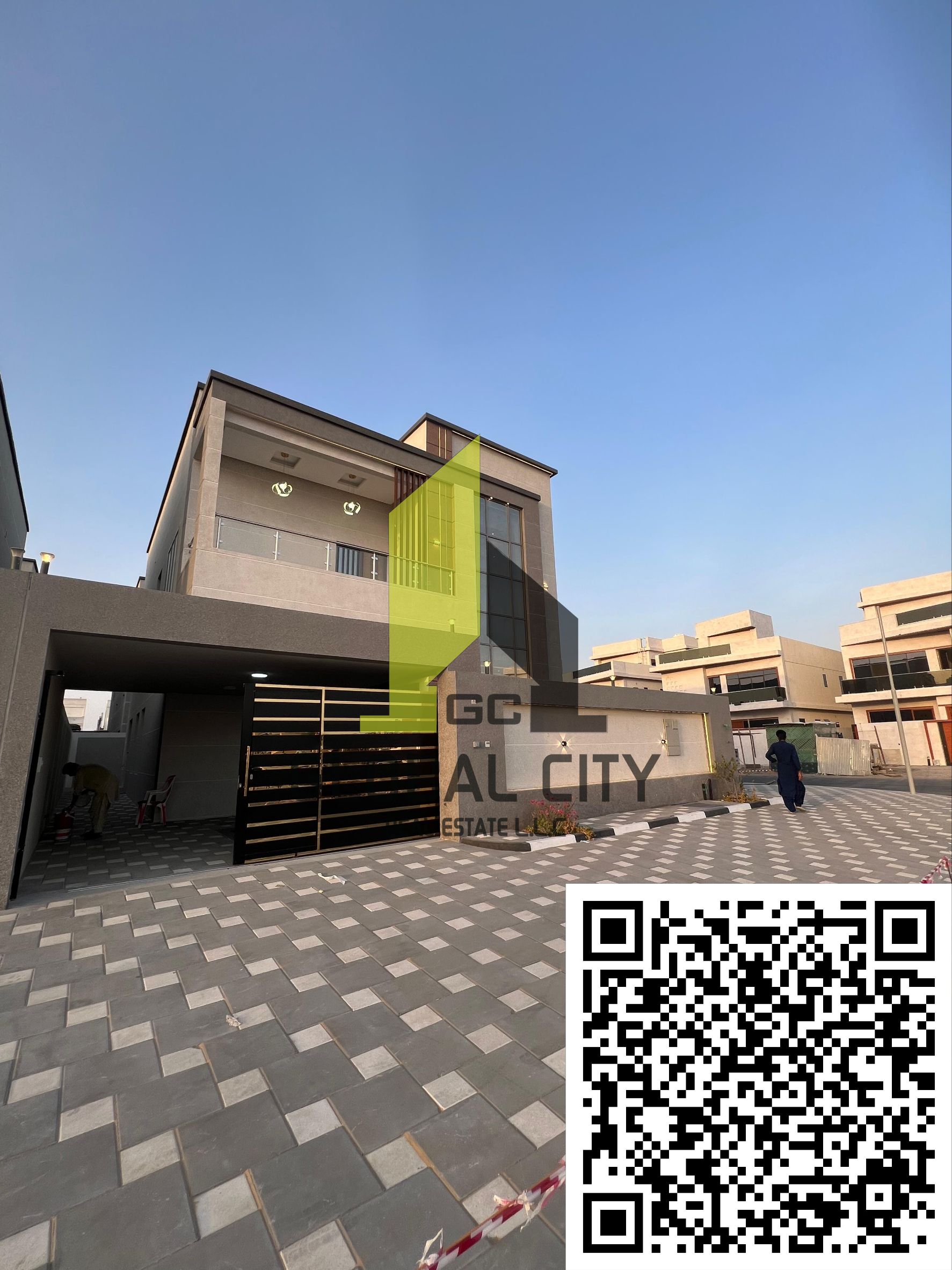 "Modern Brand New Ready To Move 4 Master Bedrooms Villa For Sale Available In Al-Helio 2 Ajman U. A. E"