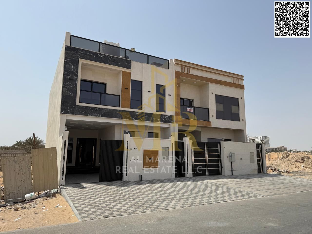 Luxury super deluxe villa for sale in Al Yasmeen area, Ajman, freehold for all nationalities at an attractive and special price