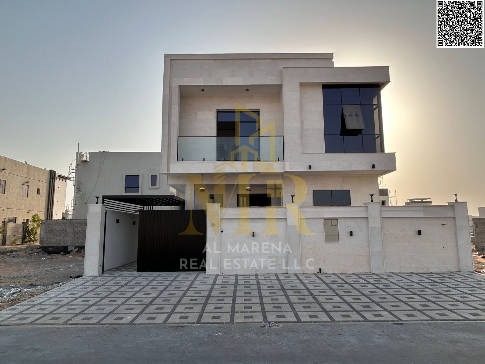 Luxury super deluxe villa for sale in Al Yasmeen area, Ajman, freehold for all nationalities at an attractive price