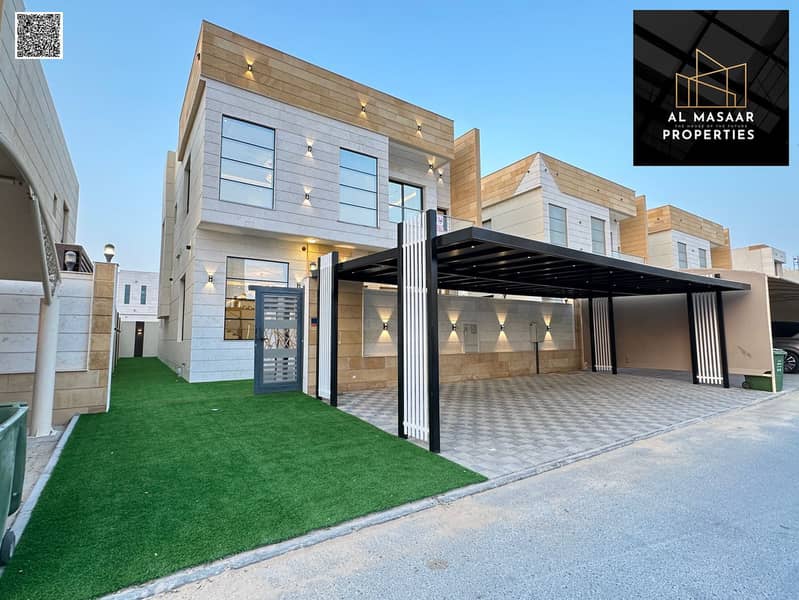 Luxury villa in Al-Yasmine, including air conditioning, water and electricity, at a special price