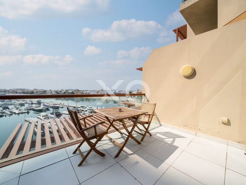 Marina and Skyline View | Furnished Studio