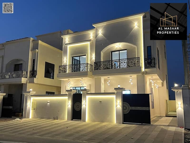 In the heart of the upscale Al-Haliyo 2 district, this carefully designed villa combines luxury and comfort, consisting of two floors and a roof to su