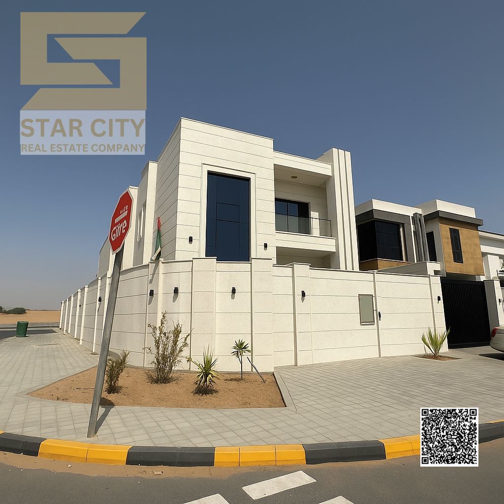 Luxury Villa for Rent in Al Zahia – Ajman (Corner on Two Streets)