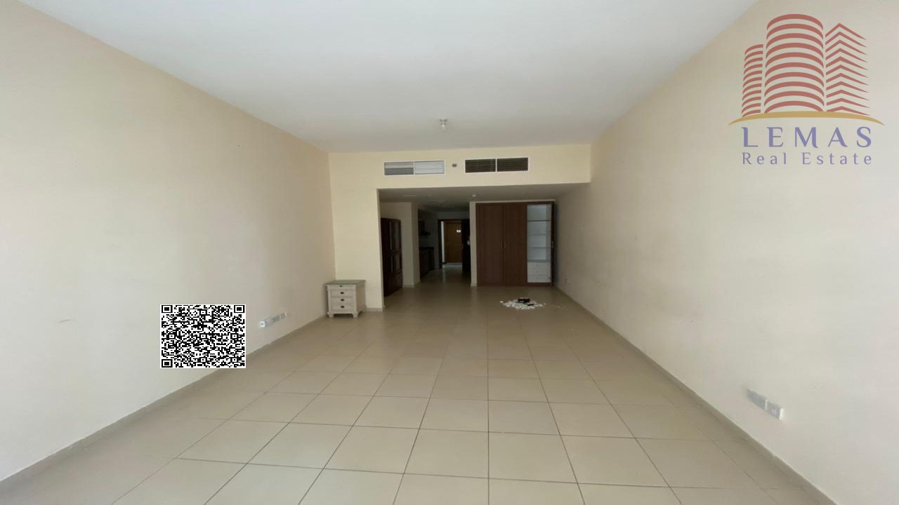 Studio for sale in Ajman Towers One partial sea view.