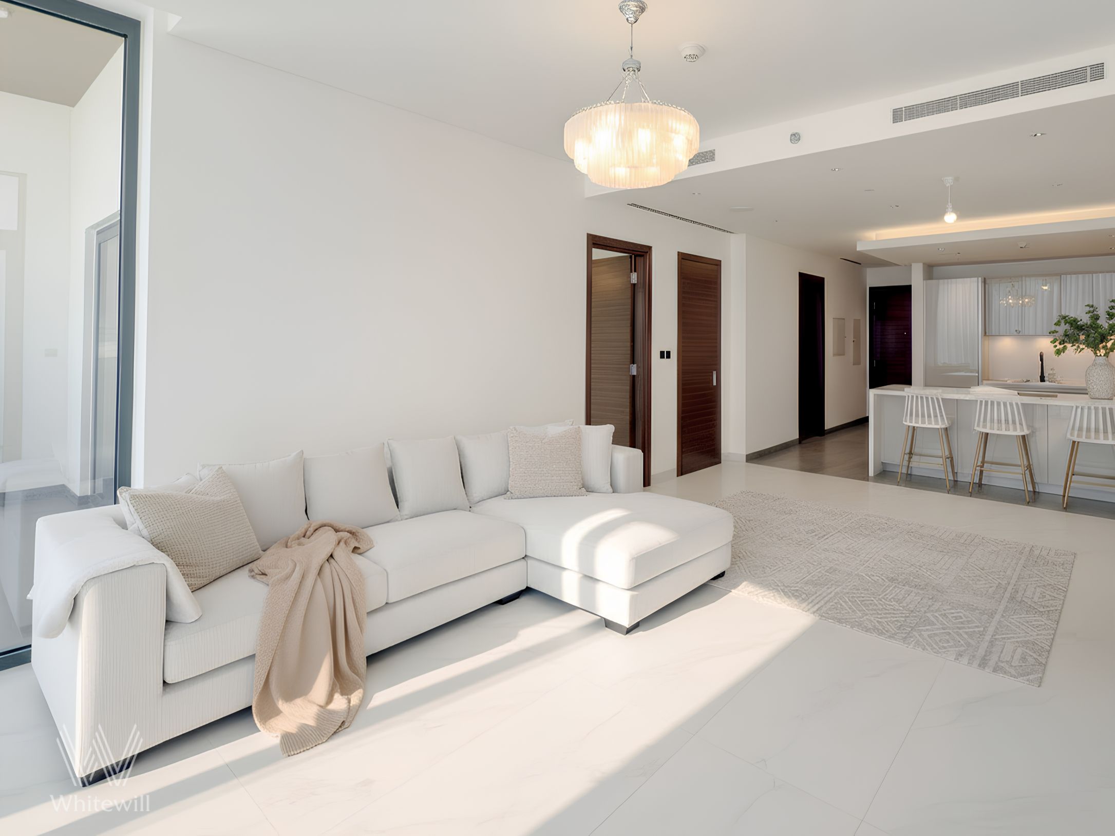 2BR+Maids | Furnished | Rented till April