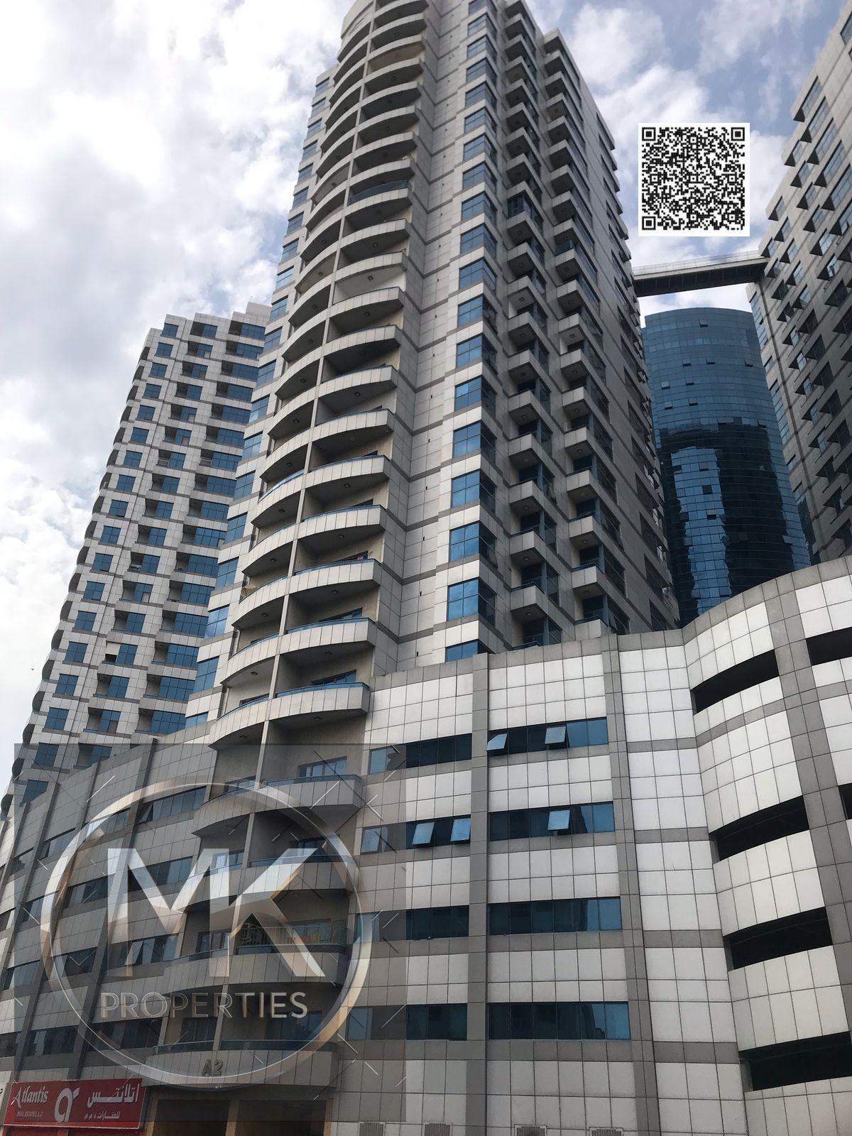 Spacious Studio With Parking Available for Sale in Falcon Towers Ajman.