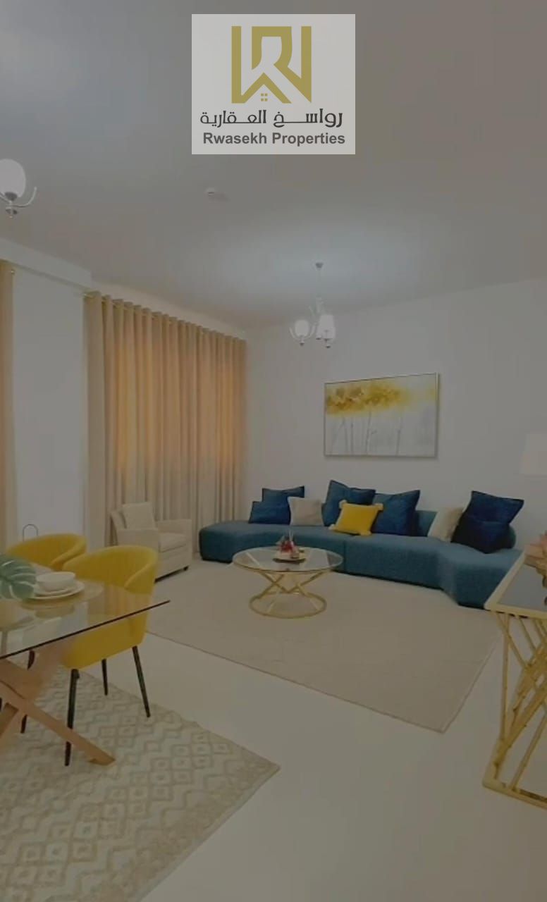 Luxury 1-Bedroom Apartment for Sale in a Fully Serviced Gated Community – Ajman Property Features: • Spacious master bedroom • Living room with an