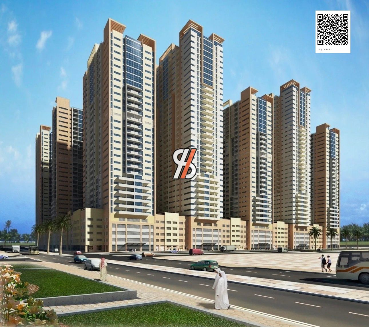 1bhk available for sale ajman one towers