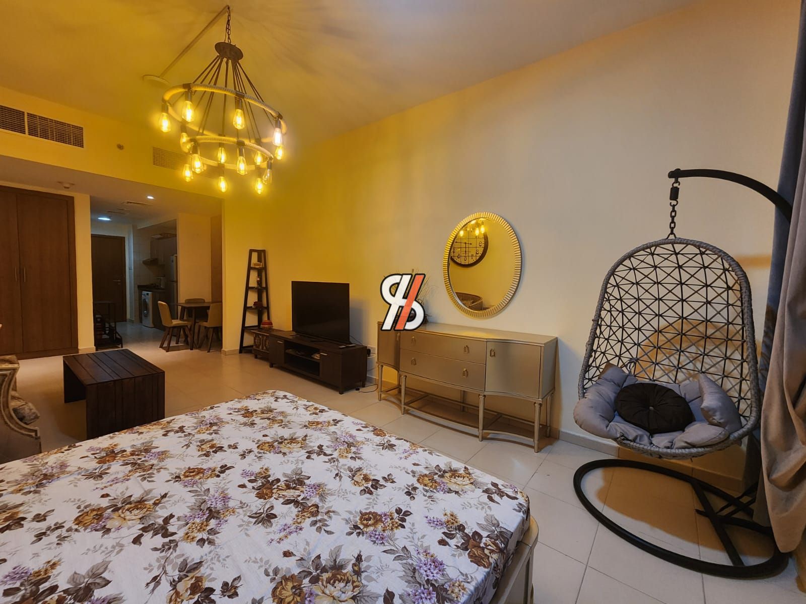STUDIO APARTMENT FOR SALE IN AJMAN ONE TOWER GARDEN VIEW