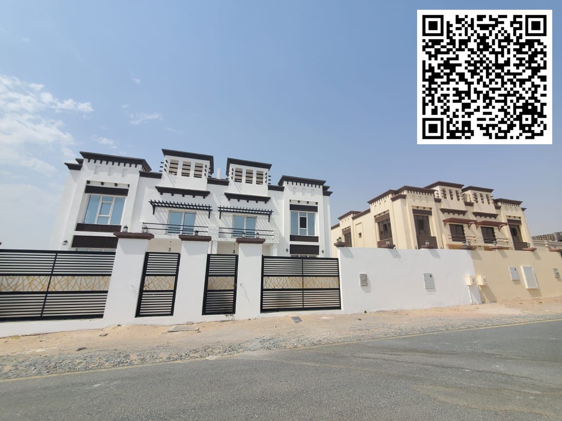 Two adjacent villas for sale in Al Ruqaybah – two floors, 7 master bedrooms, two living rooms, currently rented with an annual income of AED 170,000 p