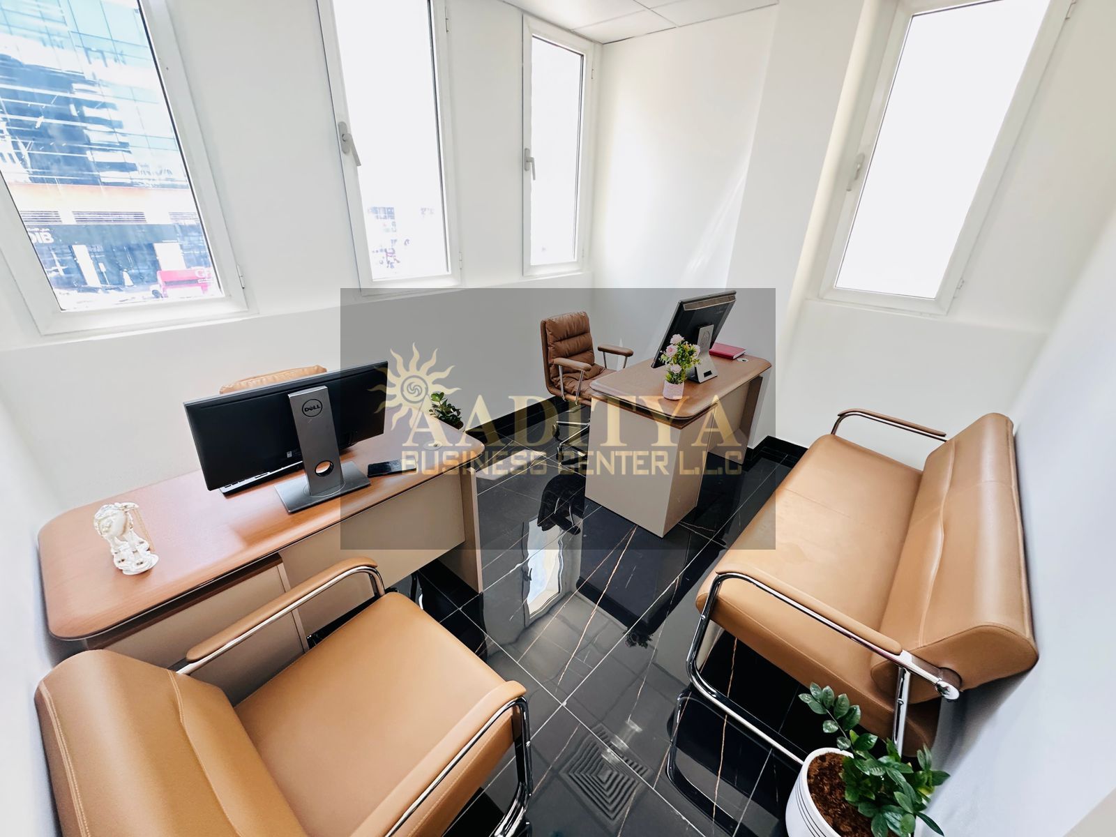 Unlock the Space to Success. |Spacious office with beautiful sea views