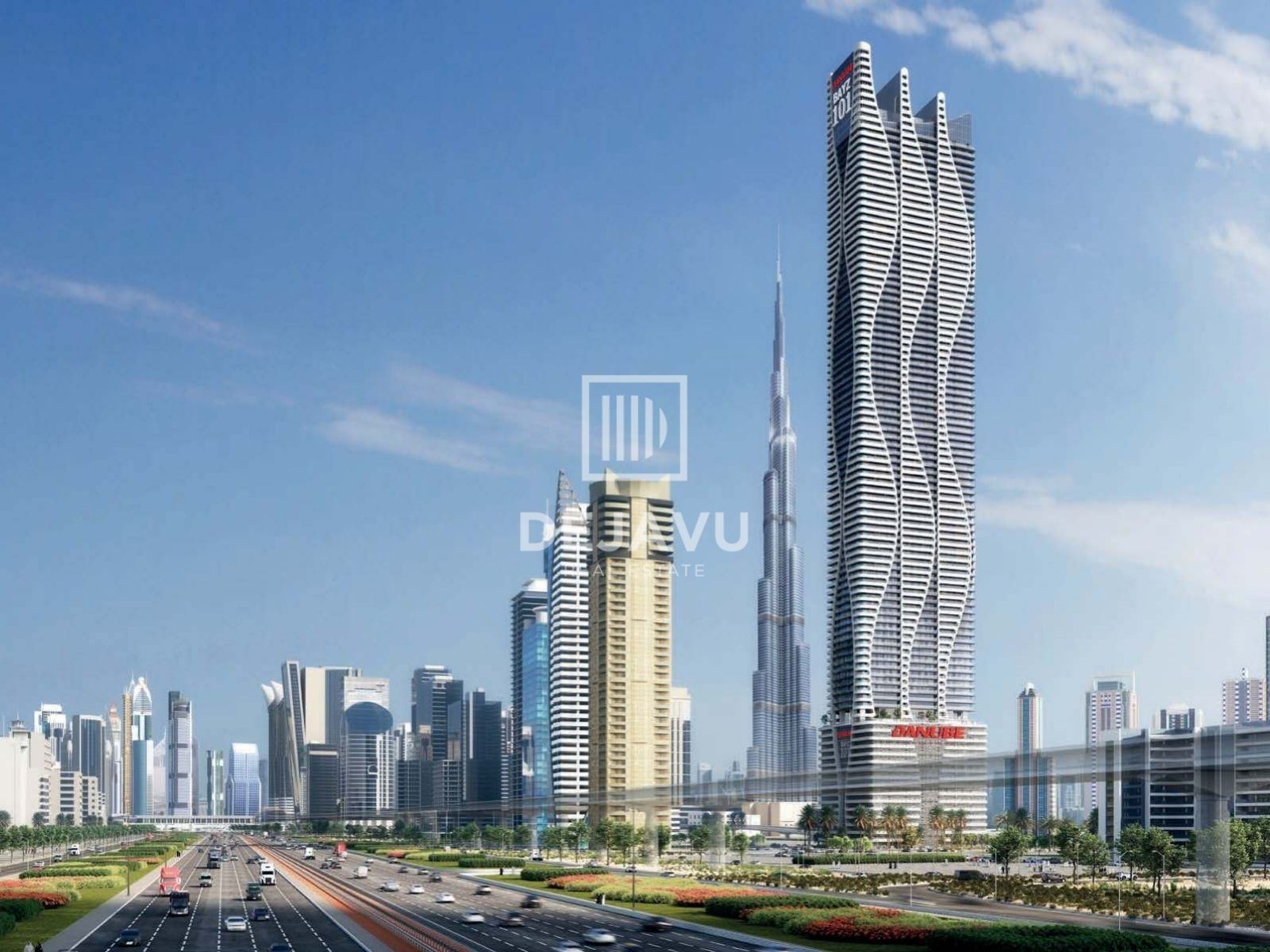Furnished | Burj and Sea View | 1BR plus Office