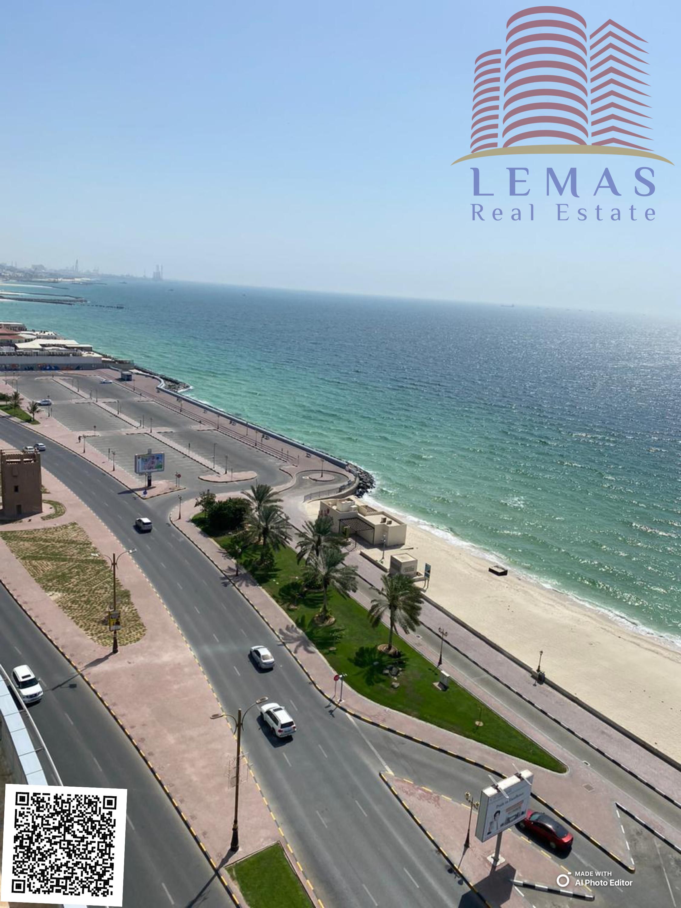 3 Bedroom sea view apartment empty flat for rent