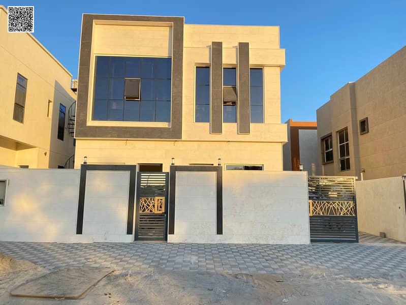 For sale, a luxurious villa with a modern design, including registration fees, at a negotiable price with the possibility of bank financing.