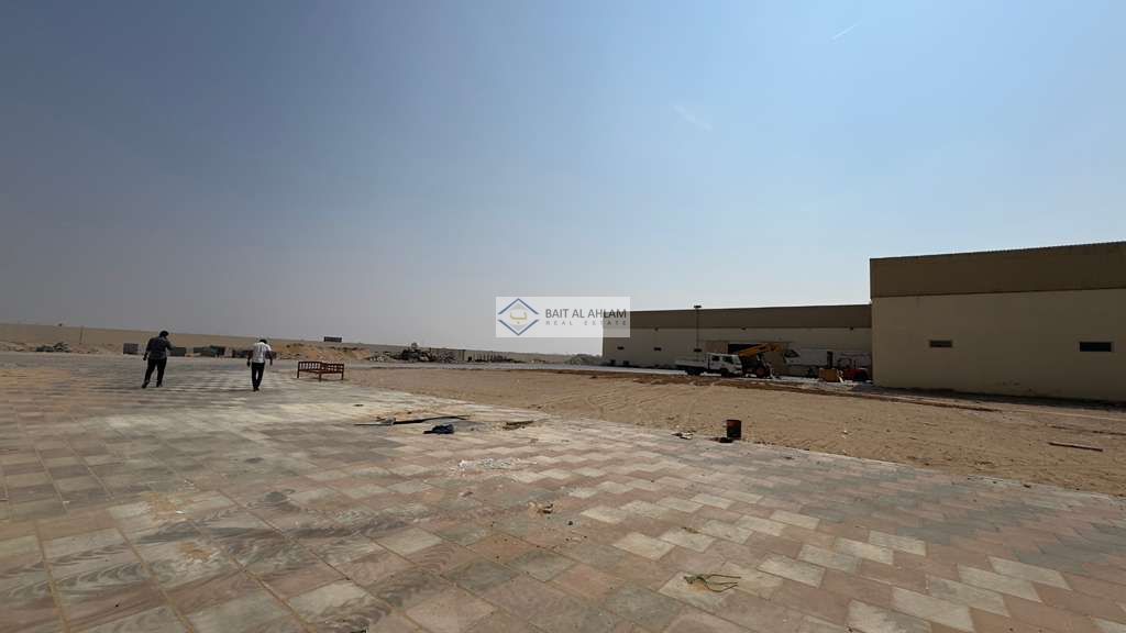 123000 SQFT INDUSTRIAL LAND WITH WAREHOUSE,YARD,& 33 ROOMS WITH 800 KW AVAILABLE FOR RENT IN UAQ !!