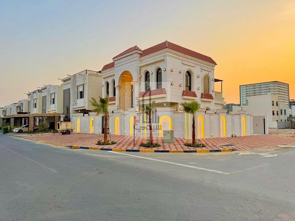 New brand corner classic villa for sale