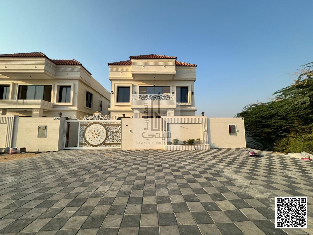 A villa with a classic design and luxurious finishing