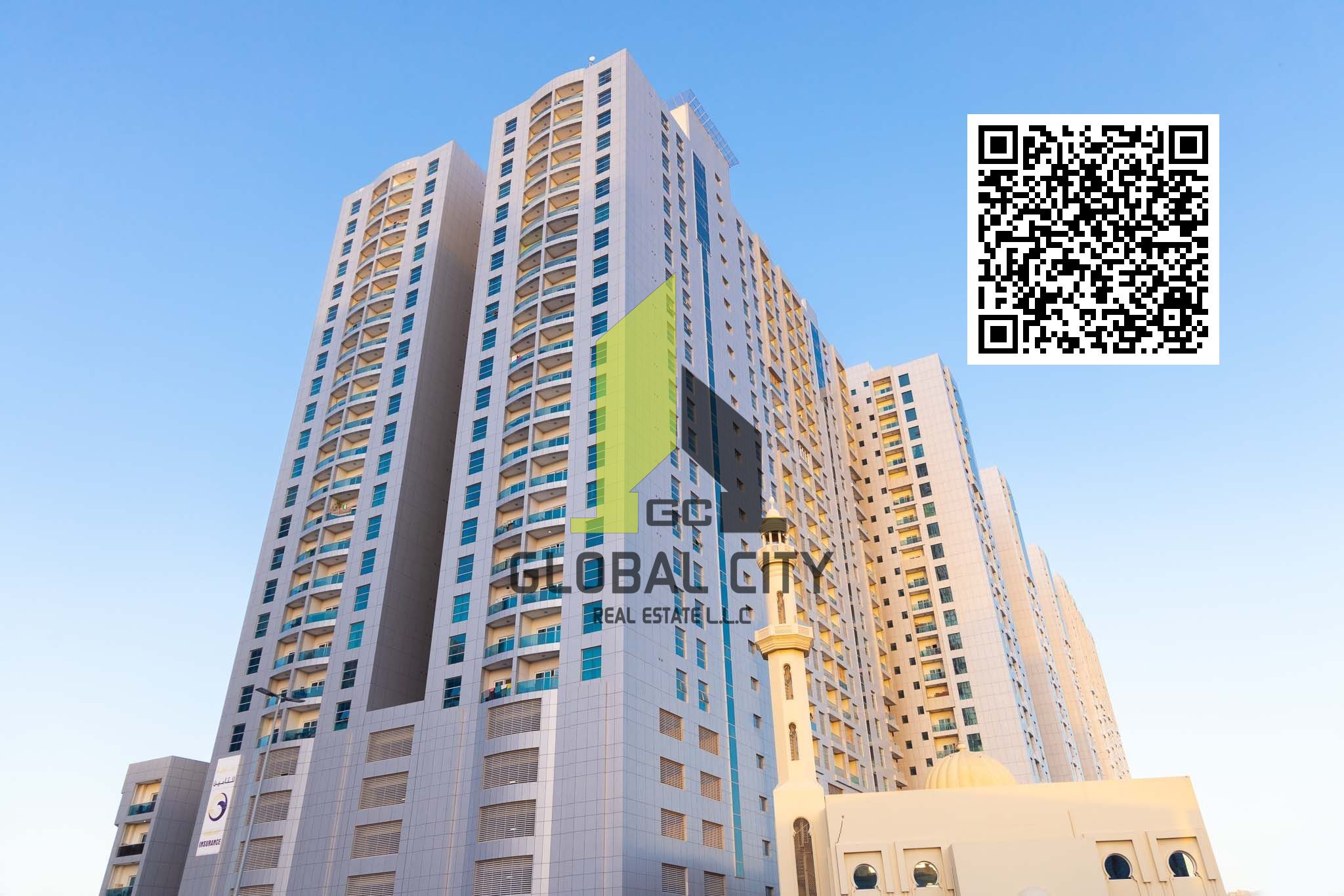 JUST PAY ONLY 266,865/- AED AND GET THE KEY YOUR OWN DREAM HOME FOR SALE IN CITY TOWER AJMAN WITH EASY PAYMENT PLAN