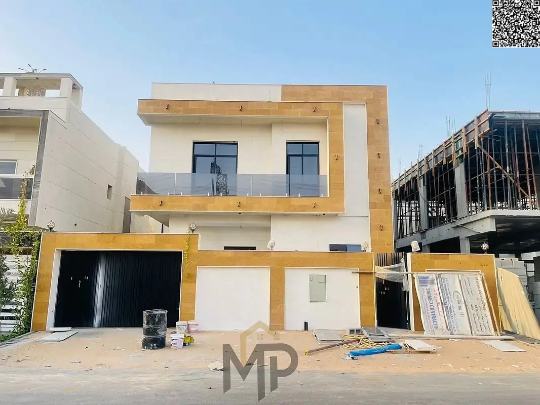 Luxury 5 bedroom villa for sale in Al Yasmin, behind the park, next to the mosque