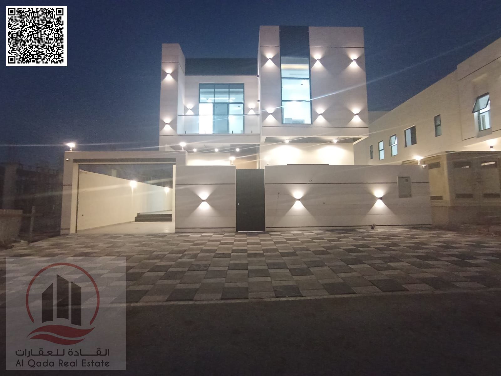 Villa for sale in Ajman, Al Helio 2 area – close to Sheikh Mohammed Bin Zayed Road. Two floors, ready to move in or an investment opportunity. Modern