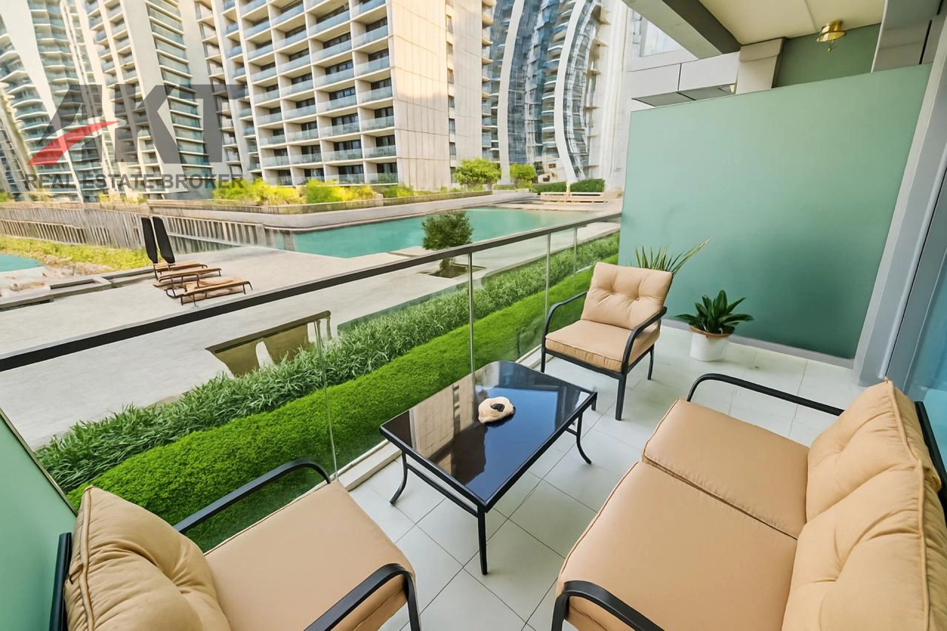 FURNISHED STYLISH STUDIO/POOL VIEW/ PRIME LOCATION