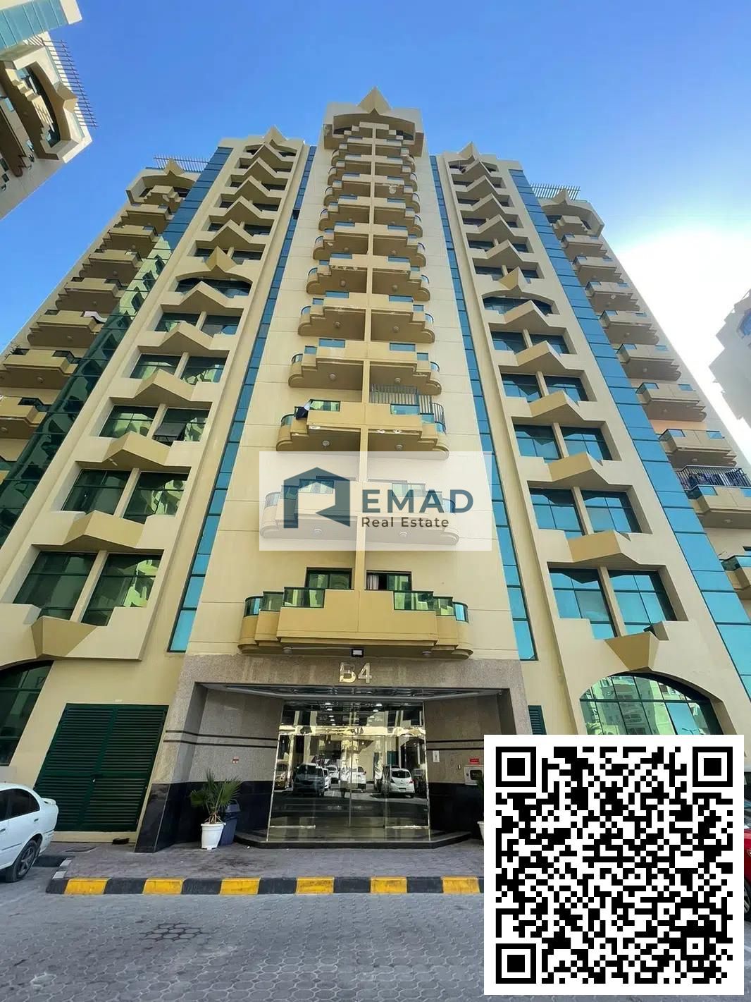 Open View Spacious 1 Bed Hall | Rashidiya Towers – Ajman