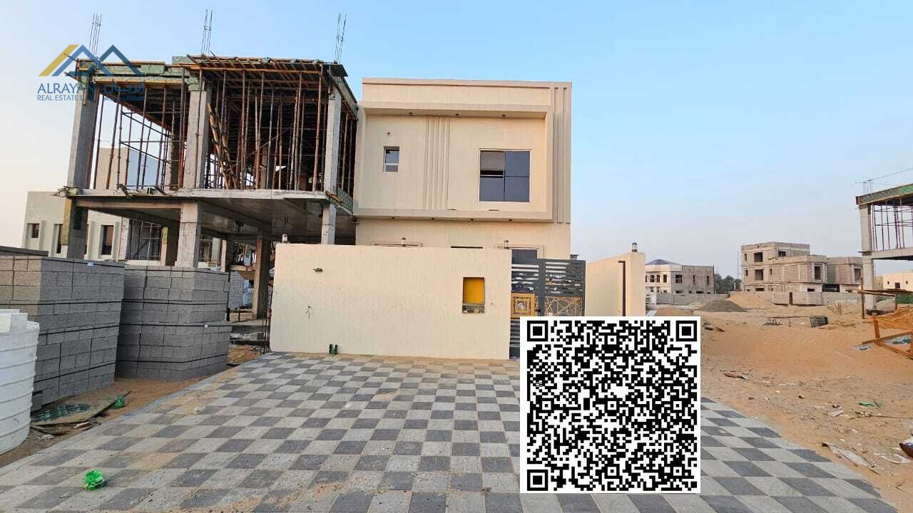 Take advantage of this opportunity and own a villa in Ajman, first occupancy, freehold, super deluxe finishing, on Mohammed Bin Zayed Road.