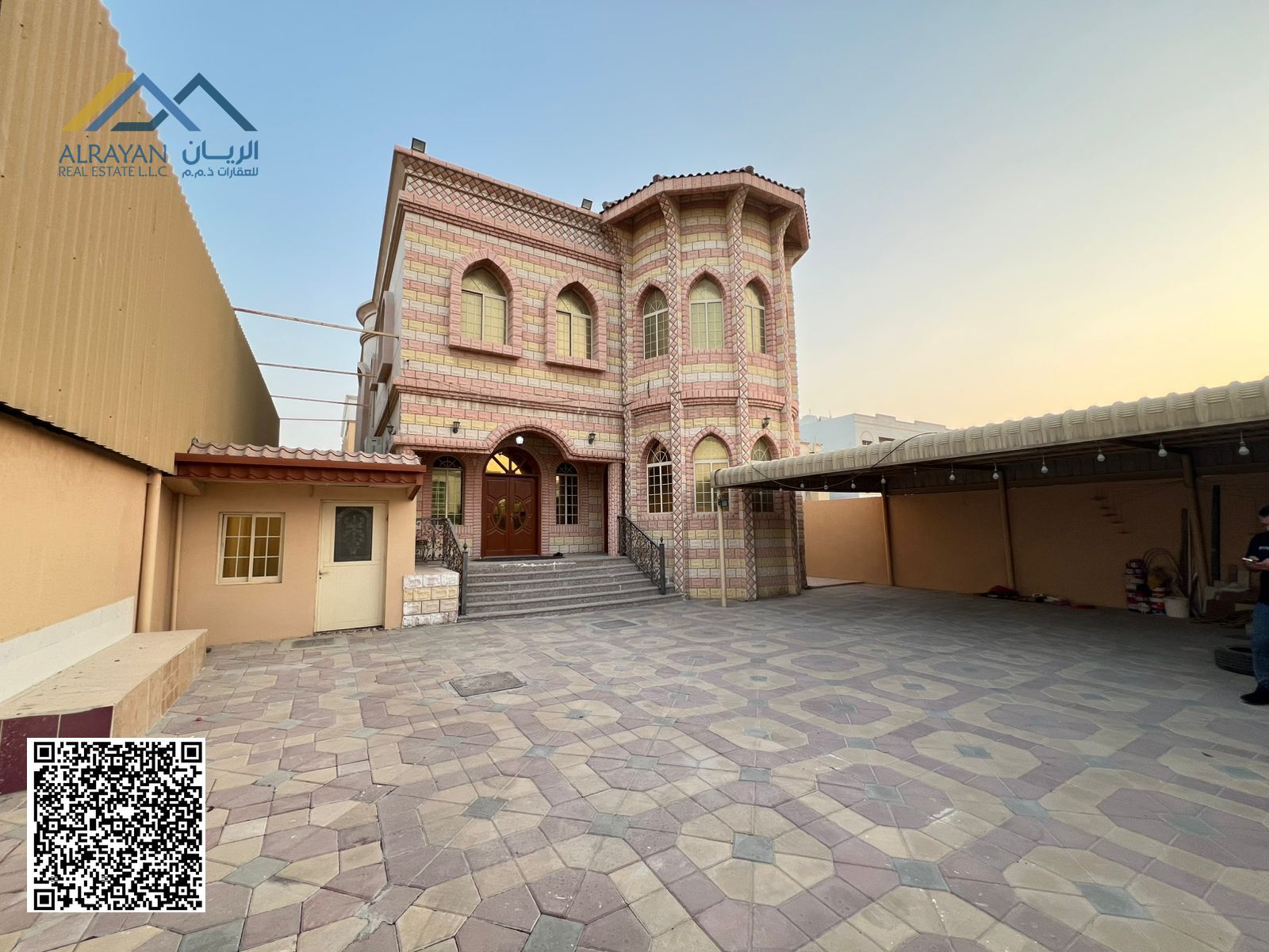 A distinctive villa in Al Rawda 3 for sale, fully furnished, with a spacious 5,000 sq ft area. Freehold ownership available to all nationalities.