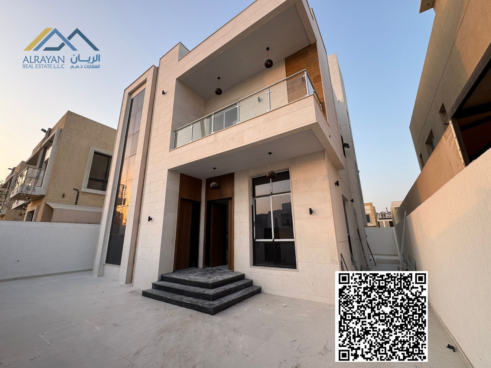 Take advantage of this opportunity and own a villa in Ajman, first occupancy, freehold, super deluxe finishing, on Mohammed Bin Zayed Road.
