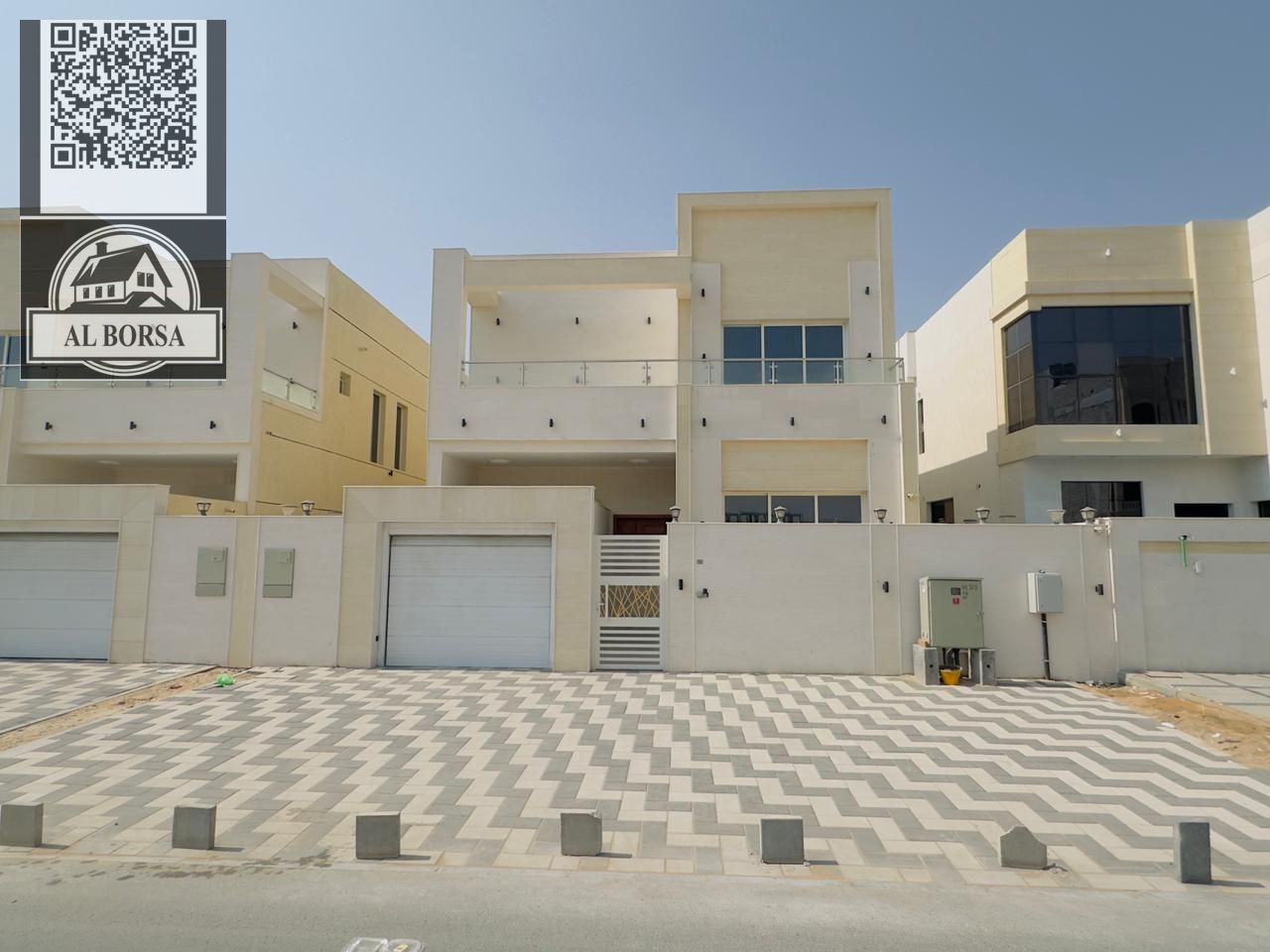 Brand new villa for rent in Al Helio area – First occupancy Specifications: 5 master bedrooms, including one with a stunning panoramic view