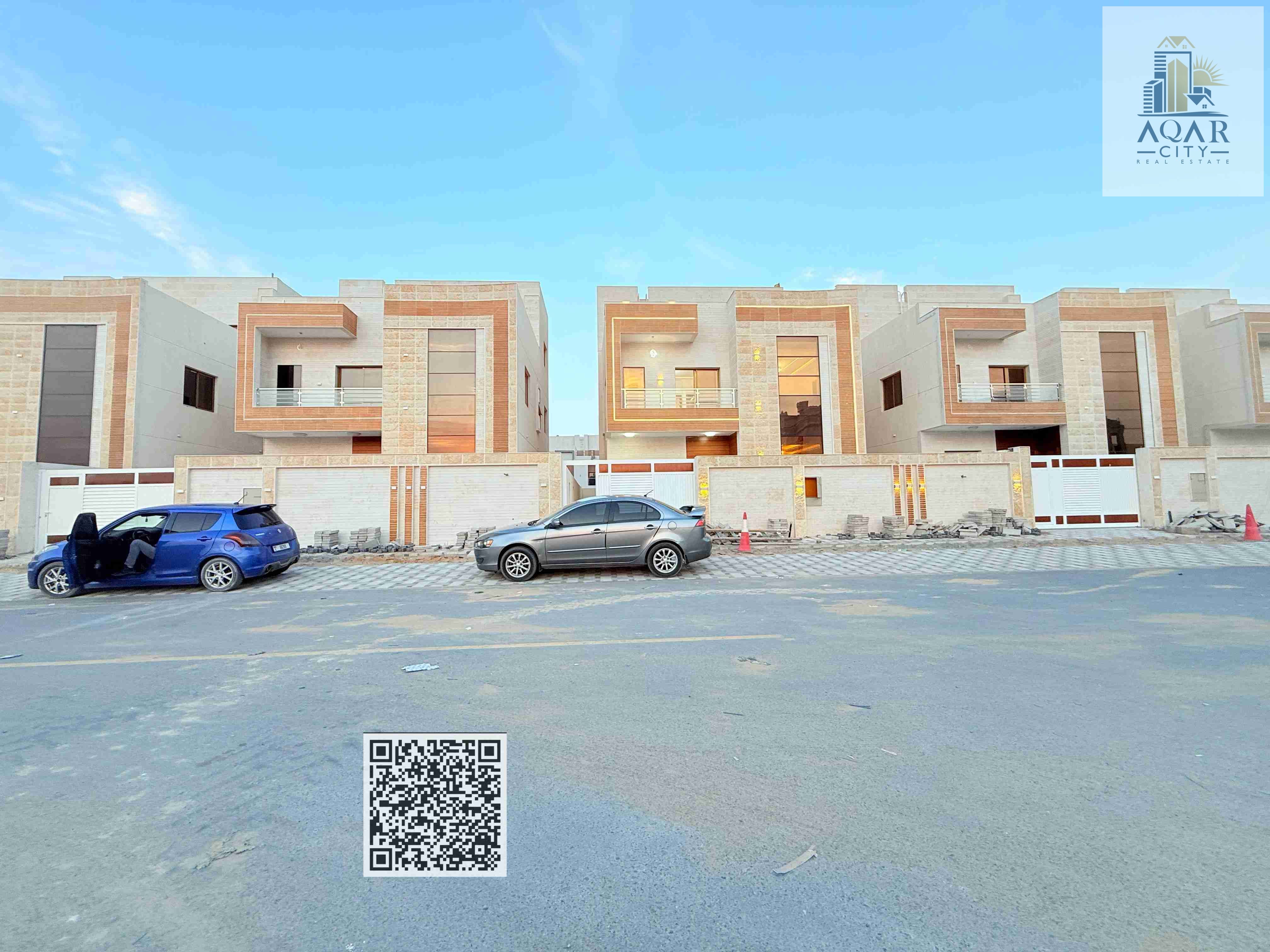 Distinctive villa for sale in Al Helio 2, including registration and ownership fees, with personal finishing directly from the owner, super deluxe, freehold for all nationalities