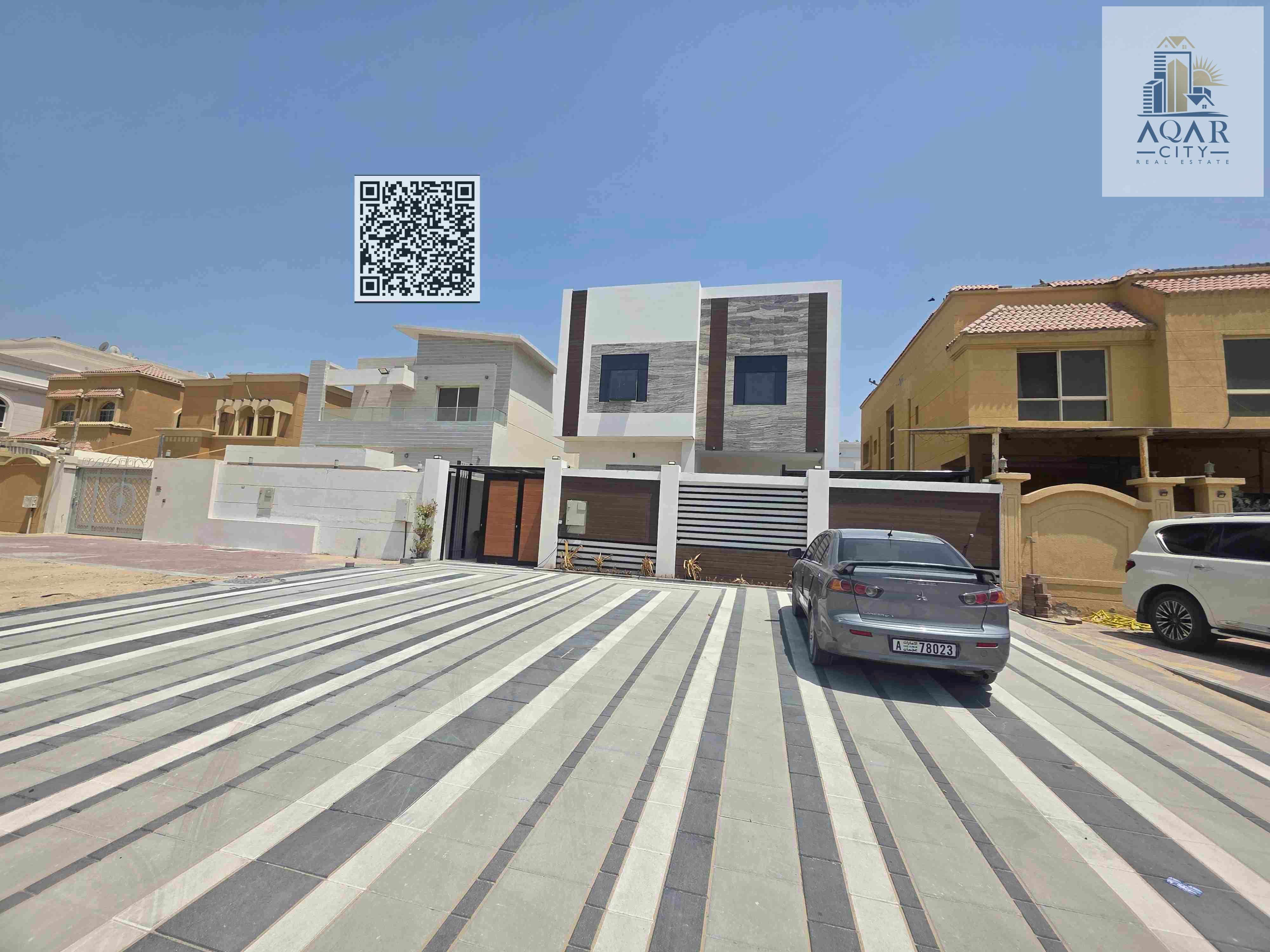 Own a villa now directly from the owner, with personal finishing, in Al-Muwaihat 1 area, on the main street