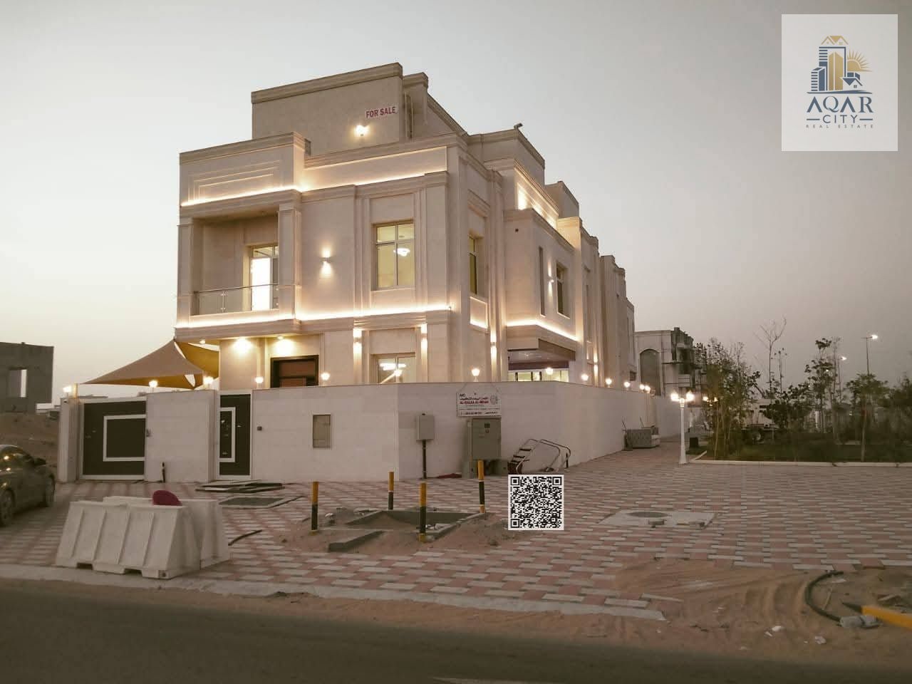 Luxury villa for sale in Al Helio Center - Ajman | Corner on two main streets