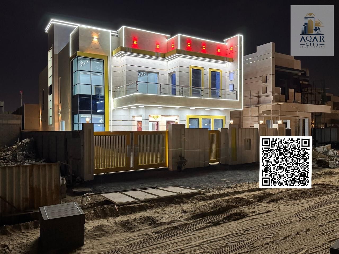 Own one of the most luxurious villas, including central air conditioning, electricity and water, with an equipped swimming pool, ready for occupancy,