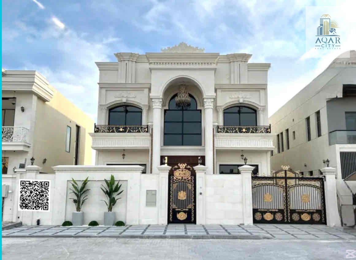 For sale, a distinctive classic design villa - two floors - comprehensive central air conditioning - a prime location directly on Sheikh Mohammed bin