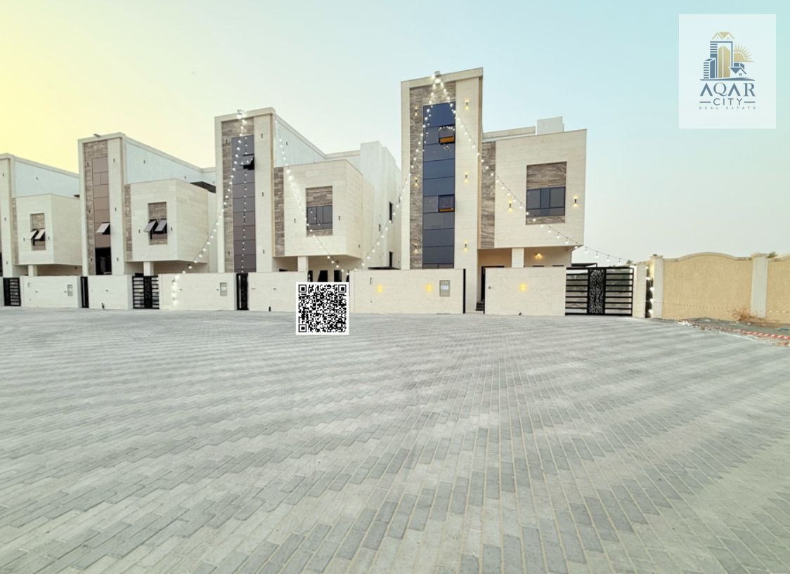 Villa for sale with 6 master bedrooms, a master living room, and a hall. Built-up area: 4,200 square feet. Registration and ownership fees included. Very large setback in front of the villa.
