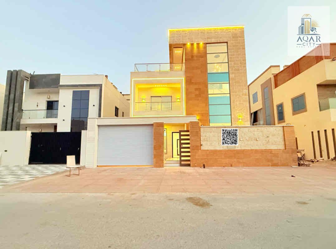 For Sale – Luxurious Villa in Al Bahia – Ajman | 7 Master Bedrooms | Majlis | Master Living Room | 2 Floors + Rooftop | High-End Finishes | Great P