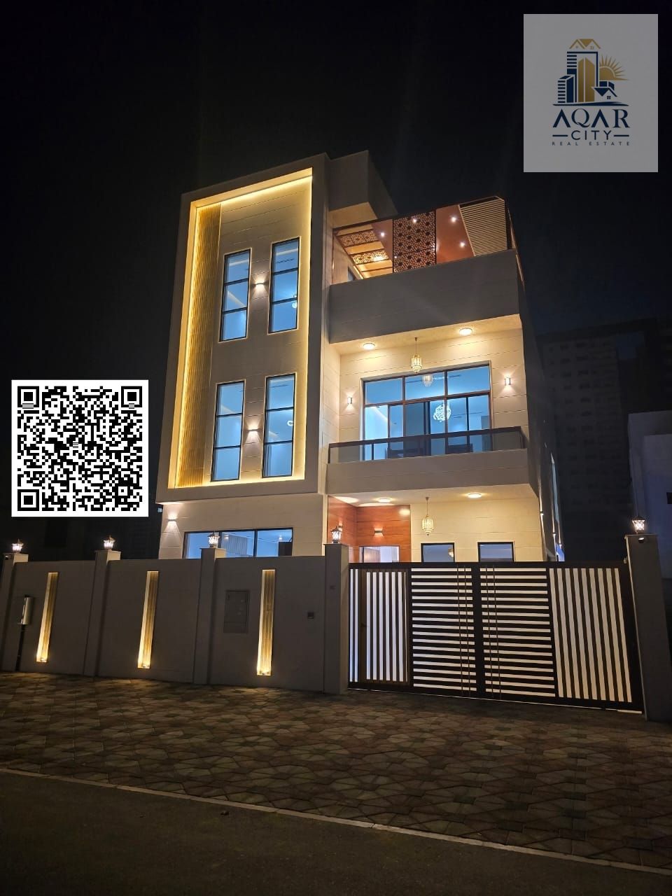 Elephant for sale in the Al -Amra area My land, first and roof Land area 3014 feet Building space 4300 feet 6 rooms, a board, a hall, a kitchen with electricity, water, and a central air conditioning swimming pool, passenge