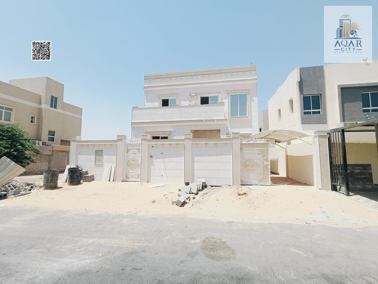 A villa in the prime residential area of Al Zahia, directly on Sheikh Mohammed bin Zayed Road, with no down payment and full monthly bank financing