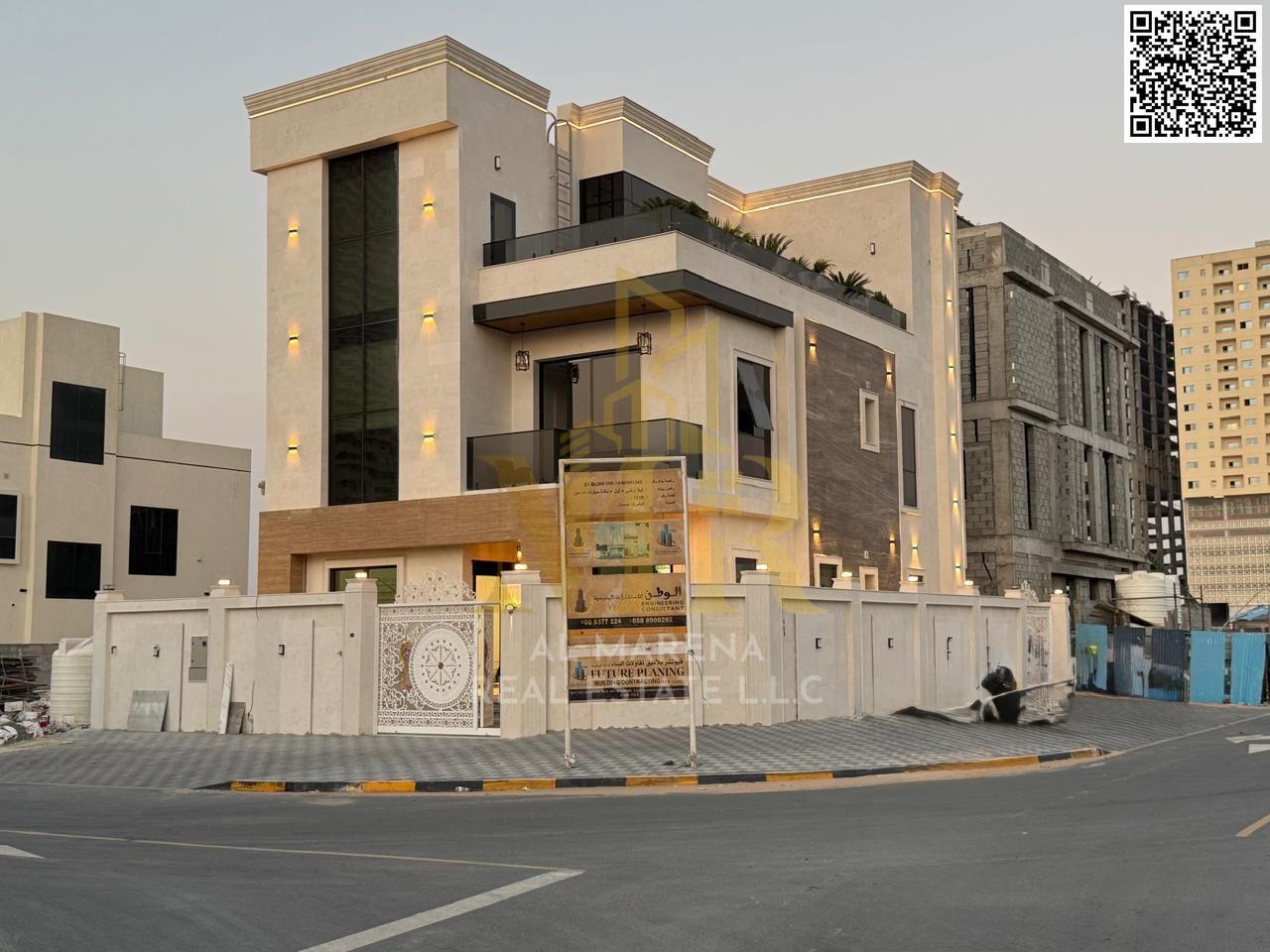 Corner Villa for Sale in Al Amra – Ajman | 2 Floors + Rooftop | Spacious & Modern Design | All Fees Included!