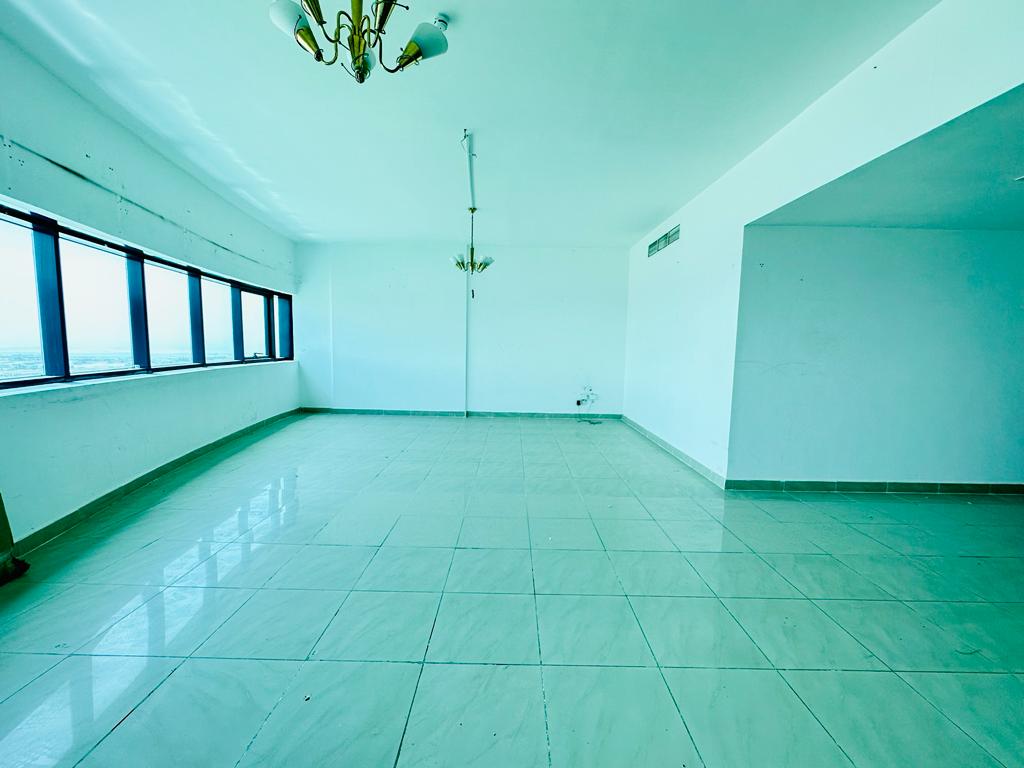 Sewa View Spacious 3bhk with maid room+4bathrooms+wardrobes+Balcony+all facilities just in 82k