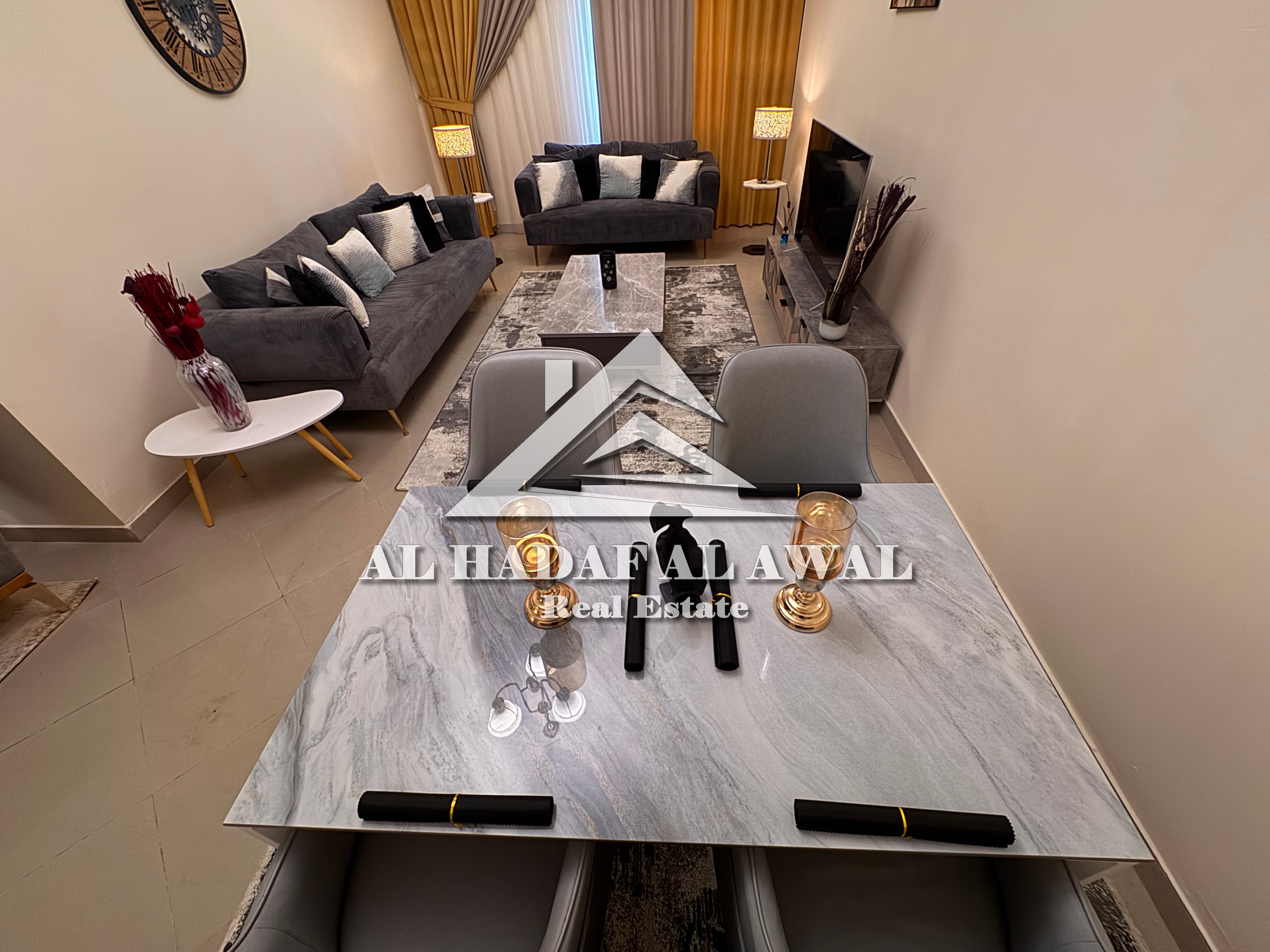 Two-bedroom apartment with a shared maid's room in Manazel Tower - Al Taawun, Sharjah - First occupancy -